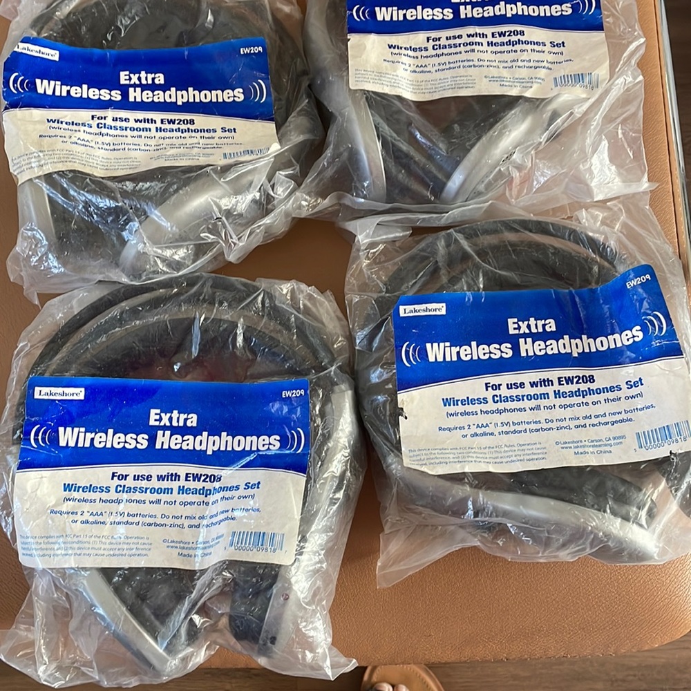 Lakeshore Extra Wireless Headphones. NWT